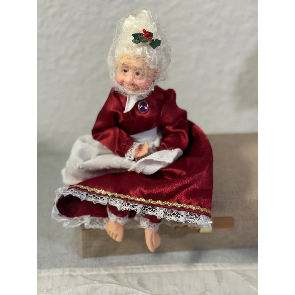 2005 Jacqueline Kent Collection JKC Christmas Fairy Godmother Posable Doll 7